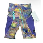 NEW Lululemon Cargo high rise running pockets‎ Hiking Shorts colorful Size 2 Purple Photo 0