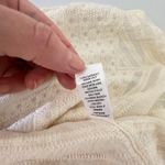 Cactus + Pearl XL Embroidered Kimono Duster Ivory Open Front Cardigan Boho Fairy Size XS Photo 12