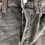 RE/DONE Womens High-Rise Ankle Cropped Jeans Skinny Button Fly Stretch Black 27 Photo 3