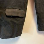 Majestic Filatures Cardigan Black 100% Linen Open Front Blazer Sz 1 (XS/S) EUC Photo 6