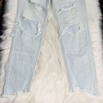 American Eagle  Distressed Light Wash Tomgirl Jeans Photo 1