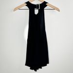 Free People  Black Twist Shout Keyhole Tank Top XS Photo 2