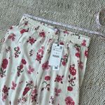 ZARA NWT  Floral High Waist Flowy Pants Size M Photo 3