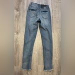 Black Label  High Waist Ankle Skinny Jeans Size 1/26 Stretch Frayed Hem NWT Photo 12