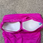 Beach Betty Pink Swimdress L Twist Front Ruched Ruffle Hem One Piece Resort Size L Photo 5