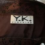 Y.K. Clothing VINTAGE Satin Skirt Photo 3