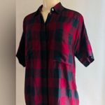 Madewell  Flannel Shirt Dress Small size Photo 4