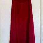 Cotton On  Burgundy Lightweight Sleeveless Shift Silk Dressy Tank Slip Dress | L Photo 0