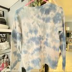 Knox Rose NWT XS Women's  V-Neck Pullover Sweater -BLUE and White | size : XS Photo 3