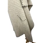 St John Sport Wool Blend Long Waterfall Sweater Cardigan Large Photo 4