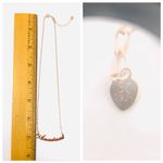 Sterling Silver “ANASTASIA” rose gold  name necklace Photo 5