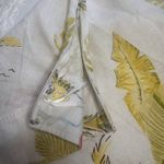 John Paul Richard Tropical Pure Linen Skirt Sz 14 Leaves Hibiscus Beach Umbrella Photo 15