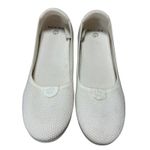 Merinos Women's White Knit Ballet Flats Size US 9 Comfort Minimalist Classic Photo 3