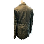 Yoki  New York women's medium military green jacket with soft faux fur Photo 6