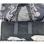 Demdaco Lilly Bit Damask Diaper Shoulder Bag Wristlet/Clutch Cross Body‎ Brown Photo 10