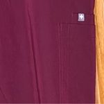 FIGS SCRUBS Burgundy High Waisted Yola Skinny Scrub Pants Size XL Petite Photo 5