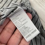 James Perse  Tshirt cotton striped short sleeve womens Gray (large) basic casual Photo 4