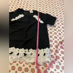 Kate Spade EUC  Floral Lace Trim Crepe Blouse Size 0 Retails $248 Photo 6