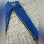BOOM BOOTY blue textured leggings women size Large 🍑 Photo 5