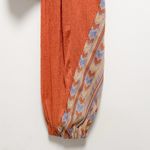 Free People Orange Ribbed Sleeveless Open Back Morning Rise Jumpsuit *FLAWS Size M Photo 9