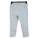 Chico's Chico’s SZ 2 (Large/12) So Slimming Girlfriend Crop Jeans Trellis Tile Hi-Rise Photo 3