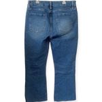 frame denim Le Crop Mini Boot Jeans Size 29 Huntdale LCMBRA118 Flare Leg Raw Hem Blue Photo 5