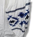 JOURNAL STANDARD White Embroidered Tassel Tie Boho Blouse Size XL Photo 2