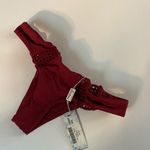 frankie's bikinis Frankie's Malia Bikini Bottom in Maroon NWT Photo 9