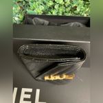 Saint Laurent  - YSL Monogram Small Flap Wallet - Grained Leather - Black W/ Gold Photo 4