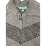 Lauren Ralph Lauren Women's Black Lace Design Zippered Sweater Size Med SKU 4092 Photo 4