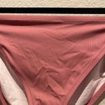 Shade & Shore New Hipster Ribbed Mauve Pink XL Bikini Bottoms Photo 1