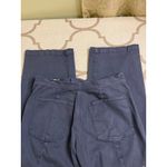 Madewell  Emmett Wide Leg Crop Blue Pants, size 31, Welt Pocket Edition, MSRP $98 Photo 9