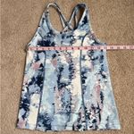 Threads 4 Thought  Blue Abstract Strappy Back Activewear Tank Top   Size XS Photo 2