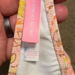 Victoria's Secret Womens Pink Orange Paisley Floral Victoria’s Secret Bikini Top Size Medium Photo 1