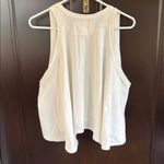 Free People NWOT Hialeah Top Clean Ivory Oversized Small Retail $58.00 Photo 8