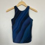 Athleta  Blue Lightning Print Support Tank Top Photo 1