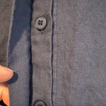 easel  Linen utility Shirt Dress small NWT navy Photo 3