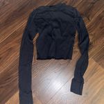 SKIMS  long sleeve crop Henley  Photo 2