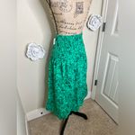 NTM: Isabel Maternity Green Floral Elastic Smocked Waist Skirt NWT Sz M Photo 11