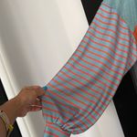 Unique Green and orange long sleeve Top XL Photo 2