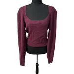 Free People NWT! Saffron Open Back Sweater - Size Medium Photo 5