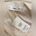 Mango  beige puffer jacket faux leather size XS NWT Photo 7