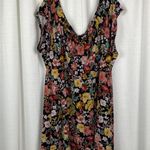 Torrid Black Floral Studio Luxe Ponte Off The Shoulder Skater Dress Sz.6 Photo 10