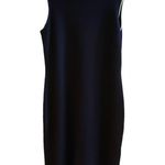 Jones Wear Vintage y2k  Black Midi Dress with Natural White Trim 🔥 Photo 1