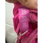 SKIMS  Size 4x Magenta Pink Glitter Sparkle Swimsuit Sexy Cut Out Monokini NWT Photo 7