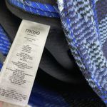 Maje Jakarto Jaquard Mini Skirt 38 Womens Blue Geometric Heavy Knit Zip Boho Photo 7