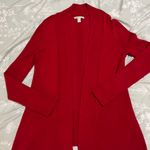 Dana Buchman  Vibrant Red Cardigan Sz S Photo 5