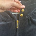 Juicy Couture Y2K Black Velvet Zip Up Hoodie Casual Comfy Millennial Small Photo 7