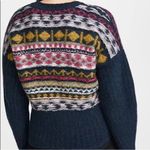 Jason Wu  Merino Wool Fair Isle Sweater Pullover Sz L Photo 4