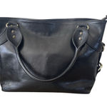 I Fratelli Firenze Genuine Leather Black Handbag Purse Made In Italy Photo 0